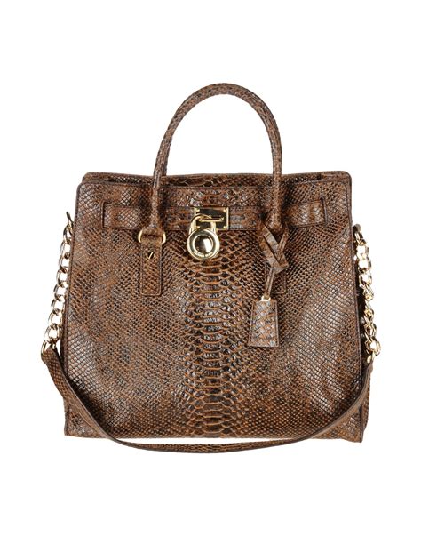 michael kors black and brown purse|michael kors brown tote handbags.